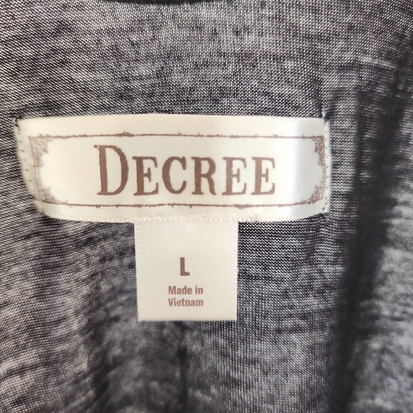 Degree Black Sheer Tank Top with Gold Sequences - Picture 5 of 6